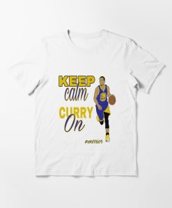 Keep Calm Curry On T-shirt AI