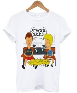 Beavis and Butthead School Sucks Tshirt AI