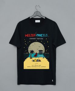 Weezer and Panic At The Disco 2016 T Shirt AI