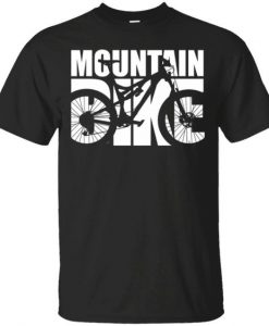 Mountain Bike Design T-Shirt AI