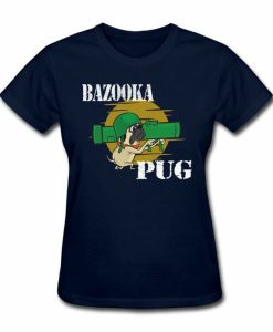 Bazooka Pug T-shirt AI