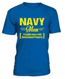 Navy Mom T-shirt AI