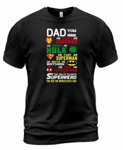 Dad Superhero T-shirt AI