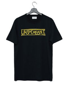 Unspeakable Font T Shirt AI