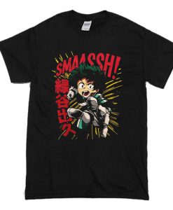 My Hero Academia Deku Smash T Shirt AI