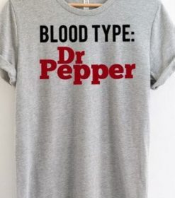 Blood Type Dr Pepper T-shirt ynt